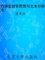 巴赫金哲学思想与文本