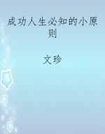 成功人生必知的小原则