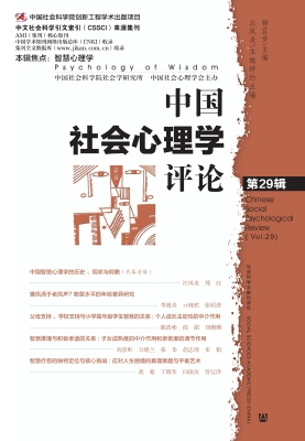 中国社会心理学评论（第