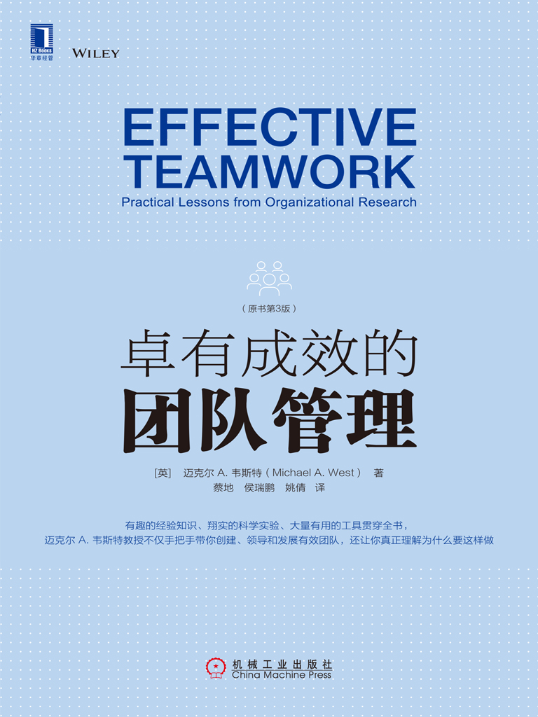 卓有成效的团队管理（原