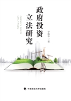 政府投资立法研究