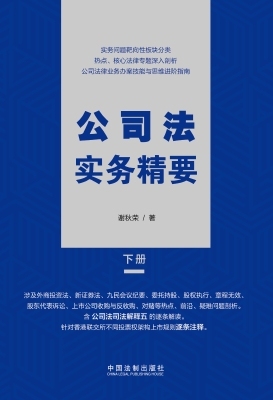 公司法实务精要（下册）