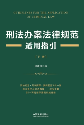 刑法办案法律规范适用