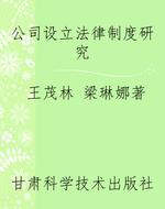 公司设立法律制度研究