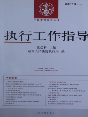 执行工作指导 2012.4（