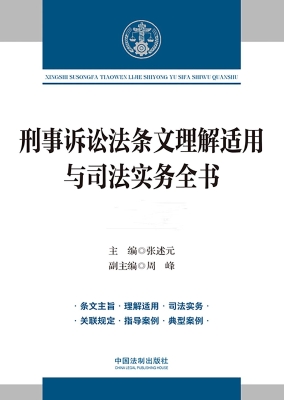 刑事诉讼法条文理解适