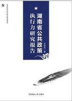 湖南省公共政策执行力