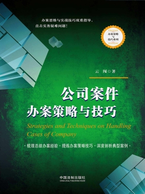 公司案件办案策略与技