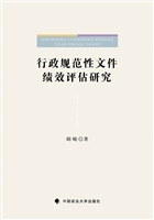 行政规范性文件绩效评