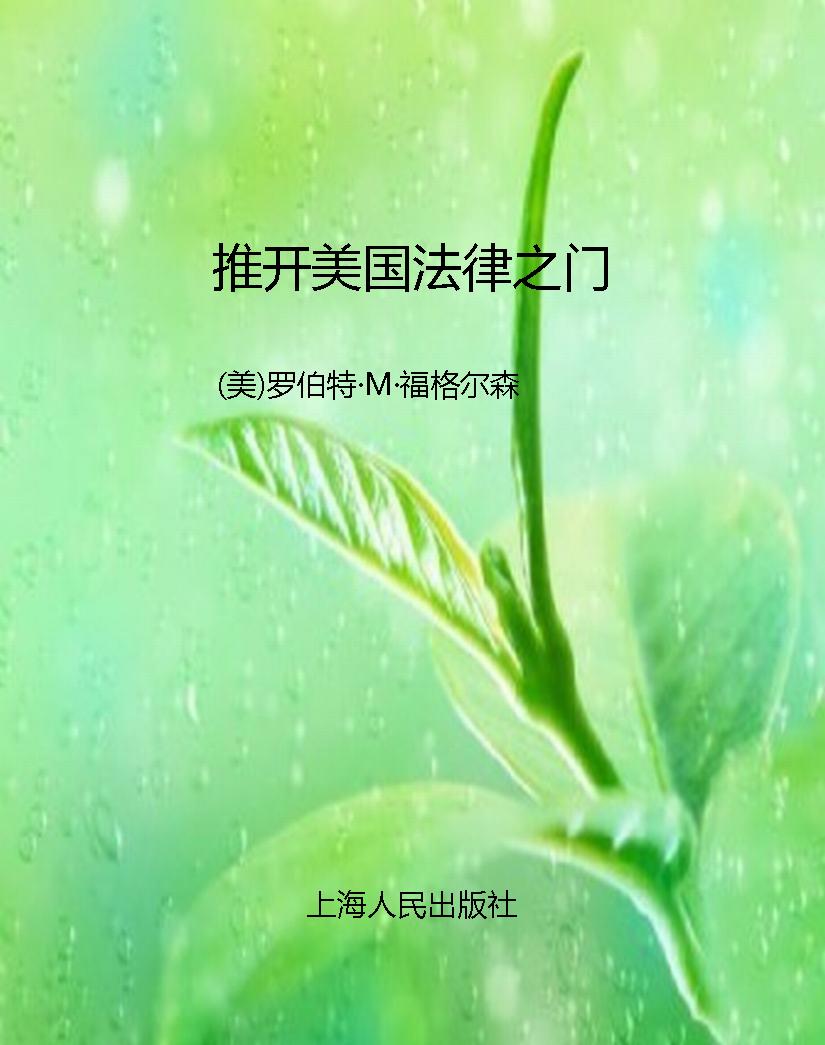 推开美国法律之门