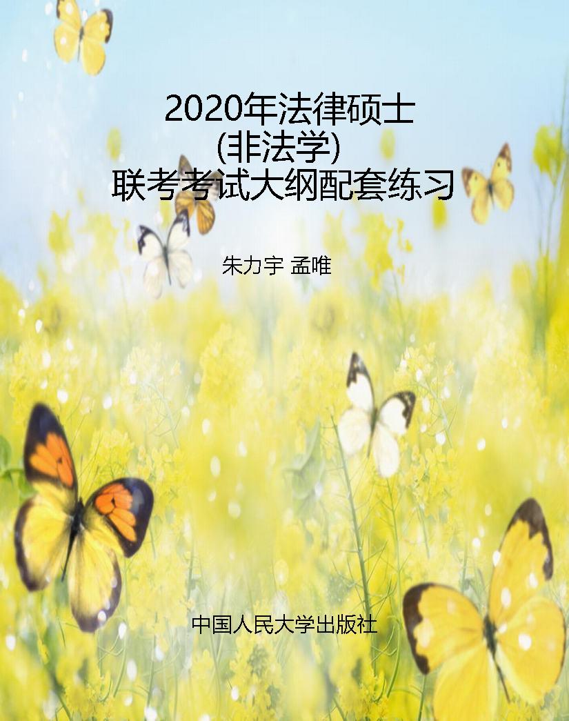 2020年法律硕士（非法学