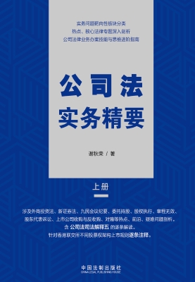 公司法实务精要（上册）