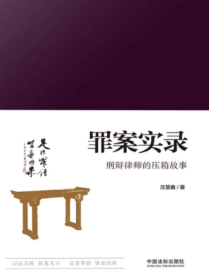 罪案实录——刑辩律师
