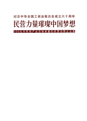 民营力量璀璨中国梦想
