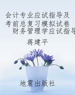 会计专业应试指导及考