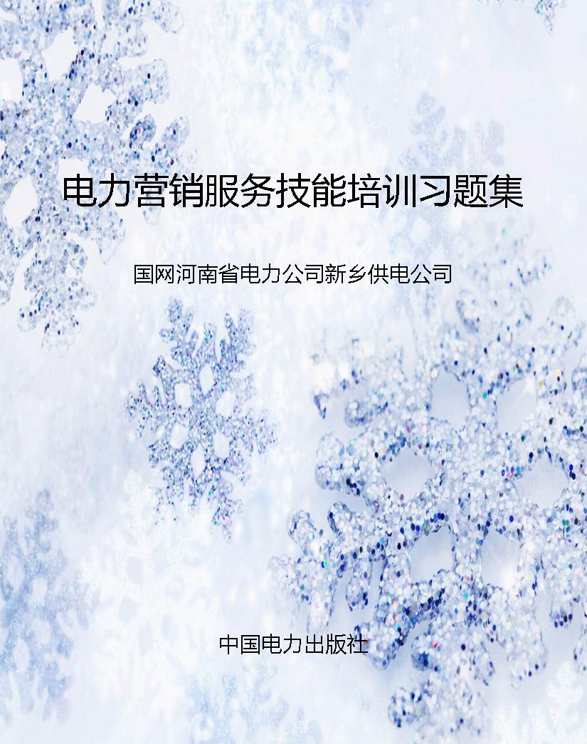 电力营销服务技能培训