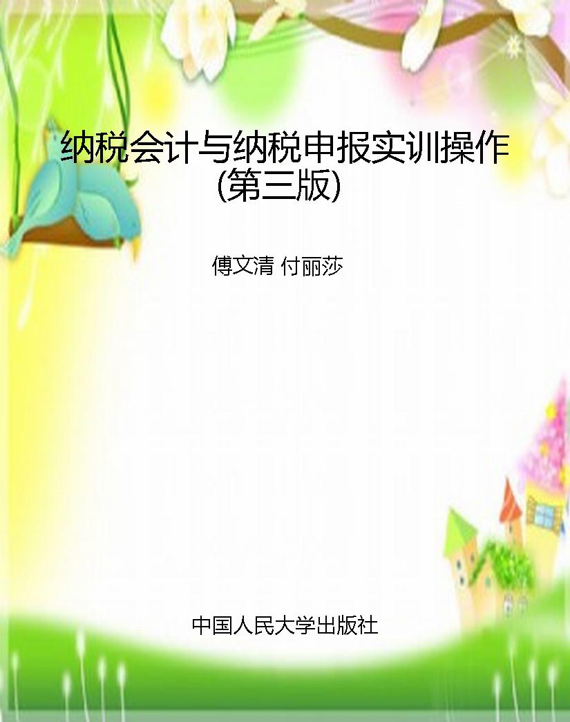 纳税会计与纳税申报实