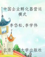 中国企业孵化器营运模