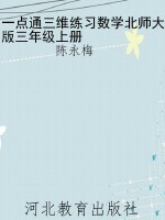 一点通三维练习数学北