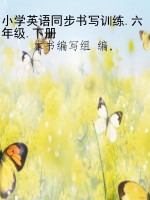 小学英语同步书写训练