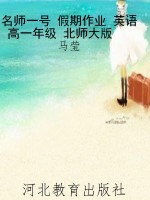 名师一号 假期作业 英
