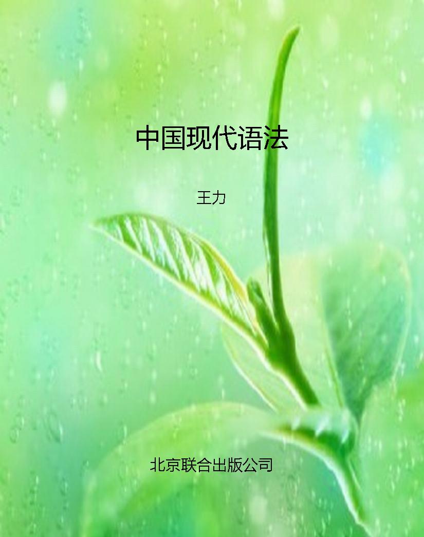 中国现代语法
