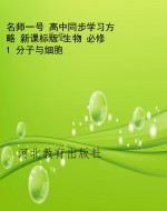 名师一号 高中同步学