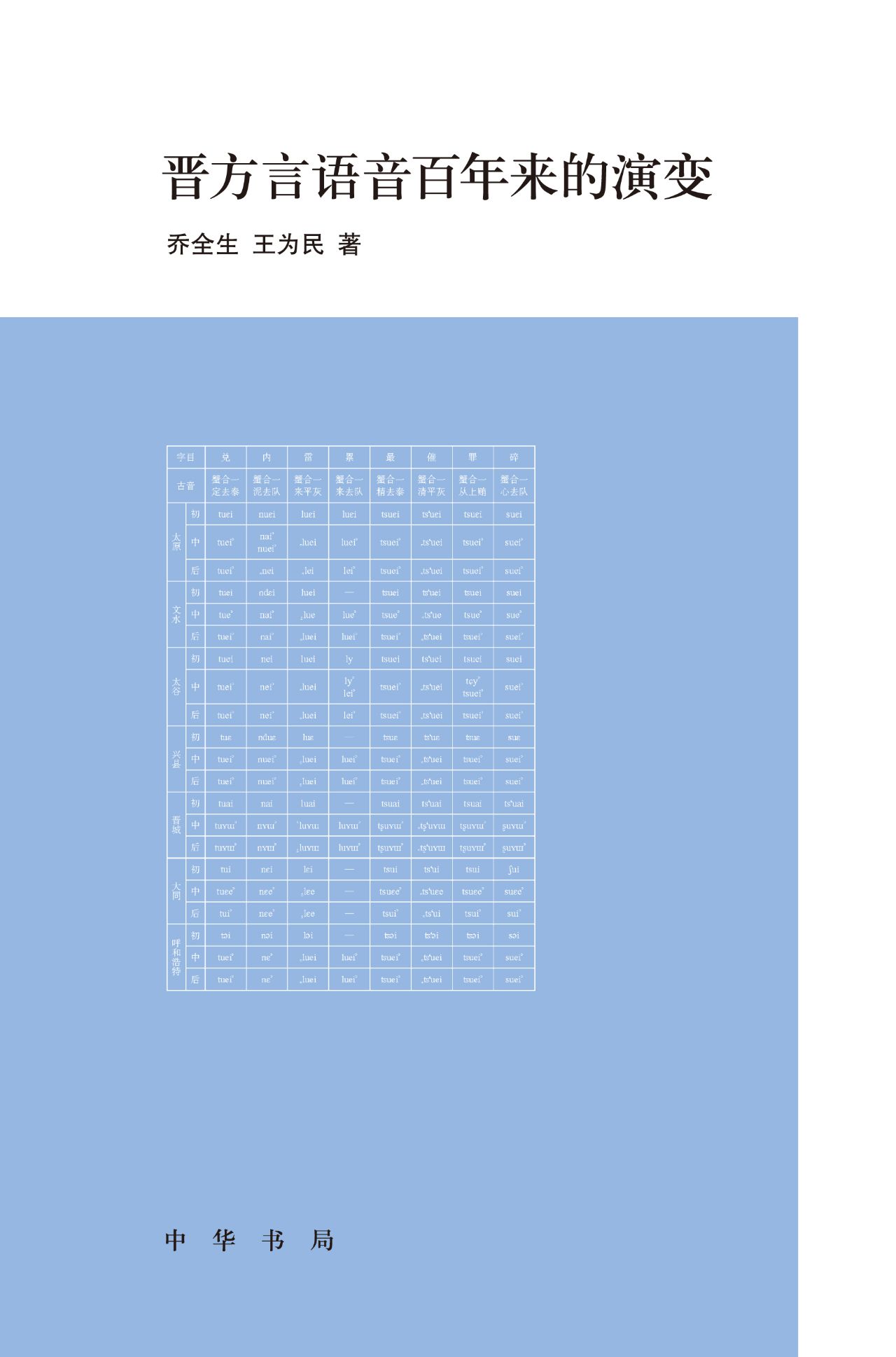 晋方言语音百年来的演