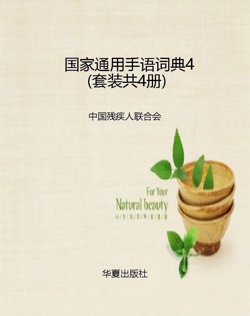 国家通用手语词典4（套