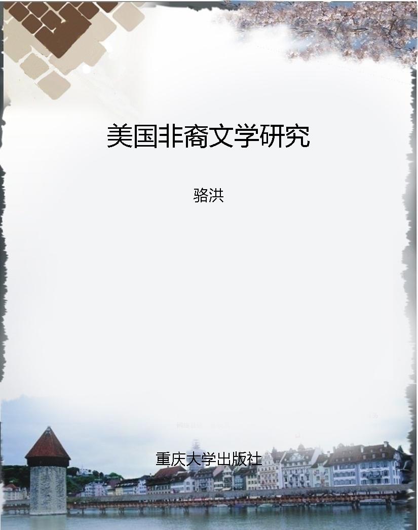 美国非裔文学研究