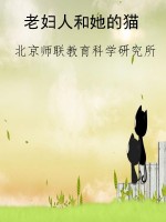 老妇人和她的猫