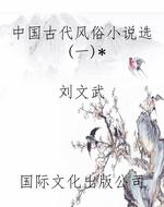 中国古代风俗小说选(
