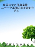 民国陈迹之落幕枭雄—
