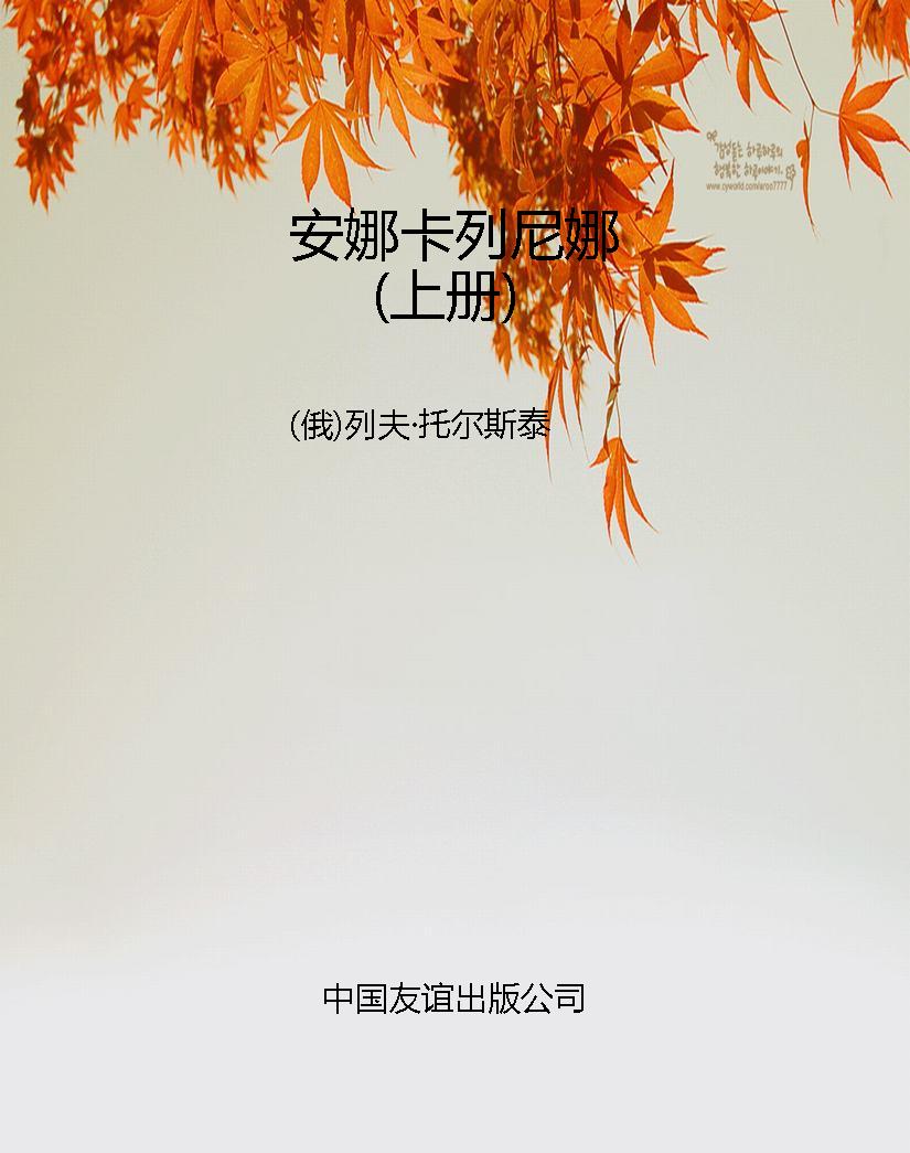 安娜卡列尼娜（上册）