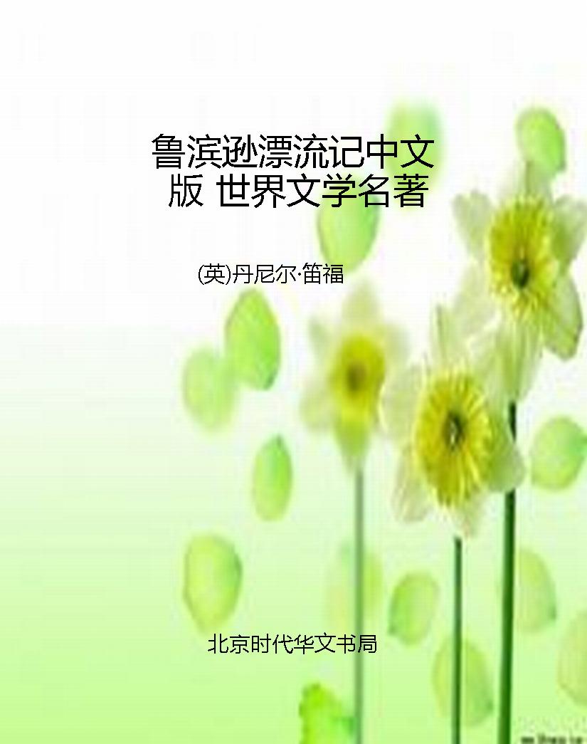 鲁滨逊漂流记中文版 