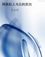 网商巨人马云的武功