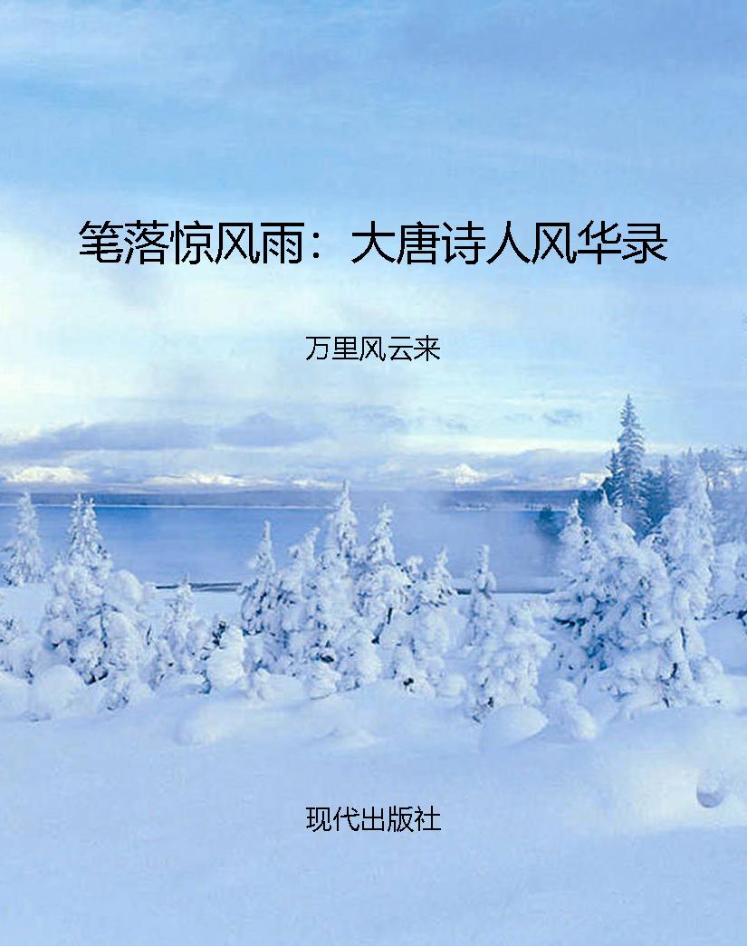 笔落惊风雨：大唐诗人风