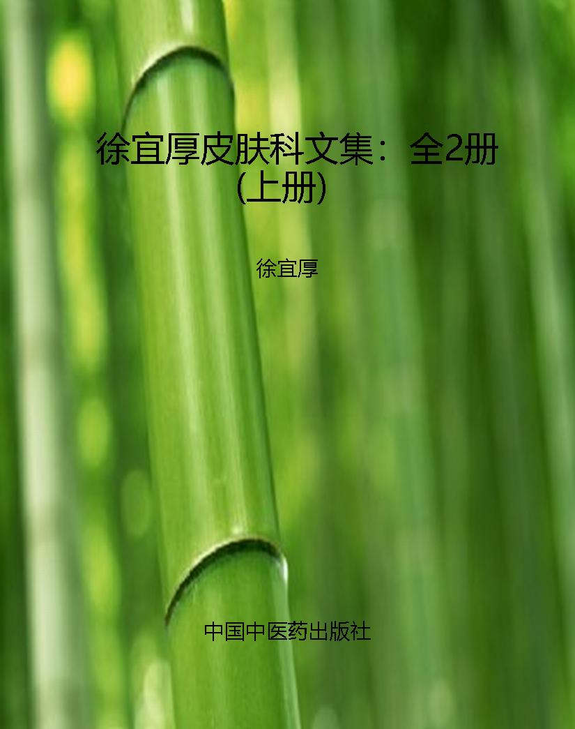 徐宜厚皮肤科文集：全2