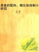 美食的配料、嫩化和自