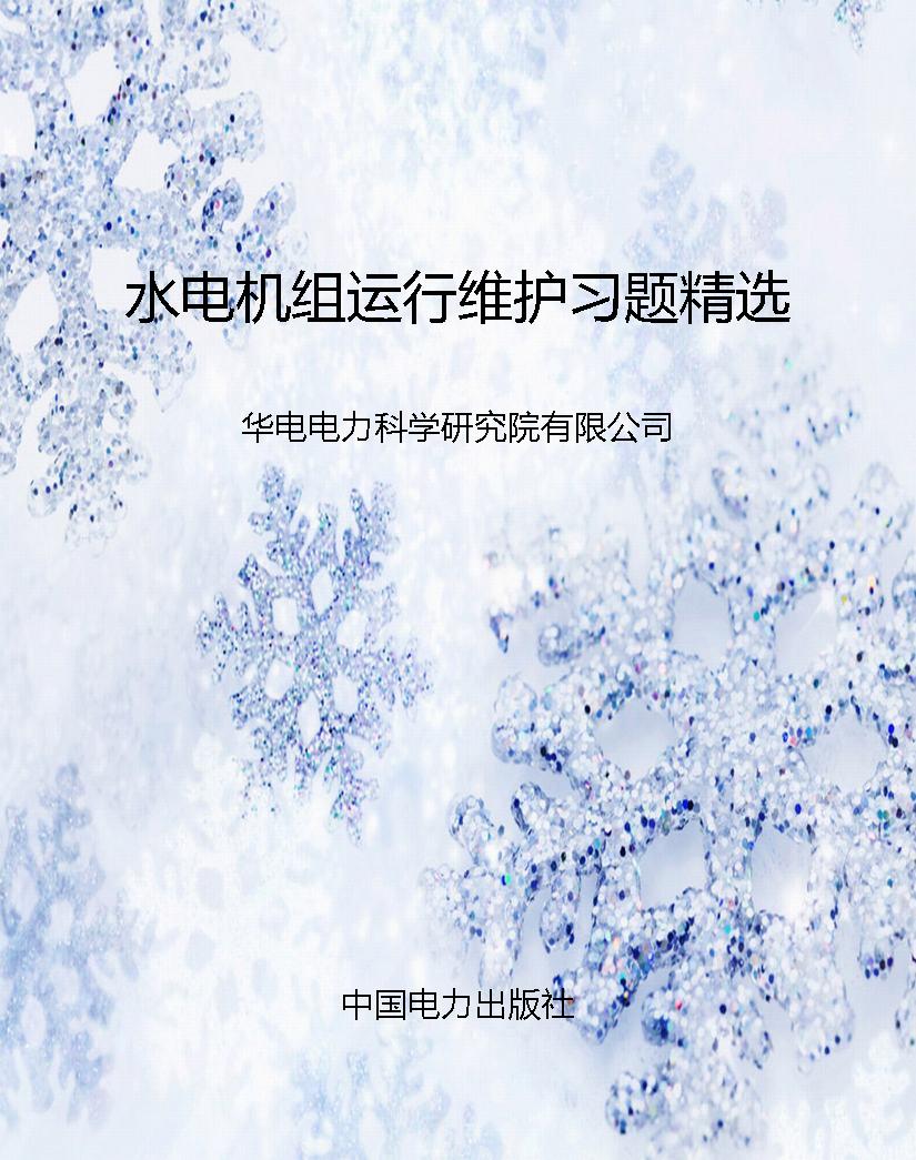 水电机组运行维护习题