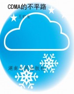 CDMA的不平路