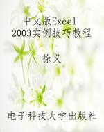 中文版Excel 2003实例