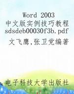 Word 2003中文版实例