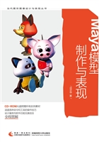 Maya模型制作与表现